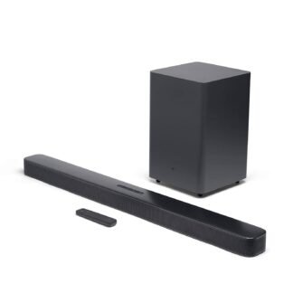 JBL Bar 2.1 Deep Bass Soundbar with Wireless Subwoofer, Dolby Digital (300 Watts, Black)