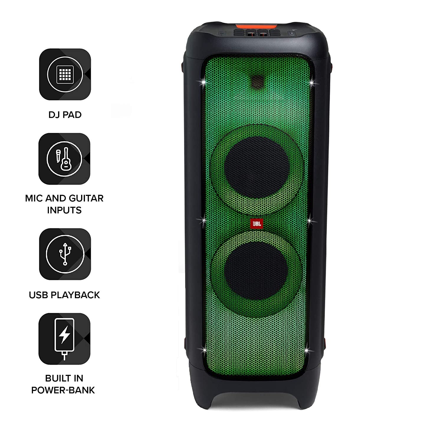 JBL Partybox 1000 Powerful Bluetooth Party Speaker with DJ Launchpad (1100Watt, Black) 3 JBL Partybox 1000 Powerful Bluetooth Party Speaker with DJ Launchpad (1100Watt, Black)