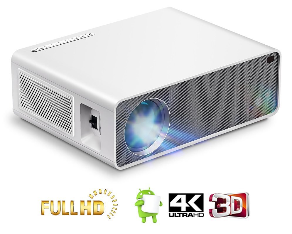 首图 首图 VIVID Android PROJECTOR (ANDROID 9 VERSION) FULL HD, 4K SUPPORTED,1080P WITH 1GB RAM, 16GB ROM, 8500 LUMENS.